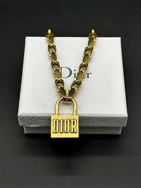 dior lucky locket necklace fake|dior necklace authenticity.